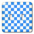 3dRose LLC lsp_20431_2 Blue and White Checkered Print Double Toggle Switch