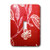 3dRose LLC lsp_23072_1 Botanical on Red, Single Toggle Switch