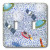 3dRose lsp_27917_2 Blue Outer Space and Planets Toggle Switch Multi-Color