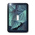 3dRose lsp_33447_1 Turquoise and Cobalt Metallic Leaves with Navy Blue Frame Toggle Switch