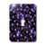 3dRose lsp_41080_1 Glitter Stars Single Toggle Switch Purple