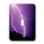 3dRose lsp_44855_1 Purple Lightning Toggle Switch