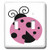 3dRose LLC lsp_54169_2 Pink Ladybug, Double Toggle Switch