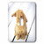 3dRose lsp_55173_1 Adorable Barbara Bunny Rabbit Toggle switch