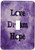 3dRose LSP_59924_1 Love, Dream, Hope-Zebra Print Word Art Single Toggle Switch, Purple