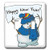 3dRose lsp_61183_2 Happy New Year Snowman Double Toggle Switch