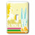 3dRose lsp_101547_1 Summer Scene With A Beach And Surfboards Single Toggle Switch Multicolor