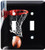 3dRose LLC lsp_109442_2 Basketball Hoop with Ball Double Toggle Switch