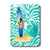 3dRose LLC lsp_109894_1 Surfboard with Wave N Palms On Turquoise Zebra Single Toggle Switch