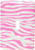 3dRose LLC lsp_113189_1 Hot Pink and White Zebra Print Stylish Girly Animal Stripe Pattern Modern Trendy Fashionable Girl Single Toggle Switch