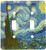 3dRose LLC lsp_128155_2 The Starry Night By Vincent Van Gogh Double Toggle Switch