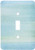 3dRose lsp_152091_1 Abstract Aqua Sea Beach Theme Art Single Toggle Switch
