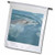 3dRose fl_7333_1 Dolphin Thoughts Garden Flag, 12 by 18-Inch