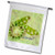 3dRose fl_63421_1 Celebrate Green Butterflies-Inspired Art Garden Flag, 12 by 18-Inch