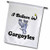 3dRose Fl_105171_1 I Believe in Gargoyles Garden Flag, 12 by 18-Inch