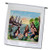 3dRose fl_151174_1 Vintage Drawing of Mermaids and Ship Garden Flag, 12 by 18-Inch