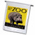 3dRose fl_171424_1 Visit The Zoo Philadelphia with Large Hippo on Yellow Background Garden Flag, 12 by 18-Inch