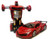 Remote Control Red Veneno Car Shape-Shifting Action Figure Robot Toy with Hand Wave Transformation
