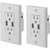 Insignia 3.6A Dual USB Wall Outlet - 2-Pack - Model #: NS-PWUSB172P