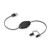 RETRAK Premier Retractable Lightning + Micro USB Charge & Sync Cable - BLACK