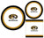 University of Missouri Tigers Party Supply Pack - Bundle Includes Paper Plates and Napkins for 10 Guests