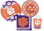 Clemson University Tigers Party Supply Pack for 8 Guests - Bundle Includes Plates, Napkins, and Cups
