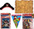 Pirate Party Set - Pirate Birthday Party - Pirate Supplies-Pack Set for 8: Pirate Party Hats, Pirate Parrot Flag Banner, Treasure Map, Happy Birthday Letter Banner & Loot Bags Pirate Party Set - Pirate Birthday Party - Pirate Supplies-Pack Set for 8: Pirate Party Hats, Pirate Parrot Flag Banner, Treasure Map, Happy Birthday Letter Banner & Loot Bags