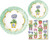 Primrose Party Supply Pack! Bundle Includes Paper Plates and Napkins for 8 People