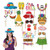 Luau party supplies luau party decorations luau photo booth props kit 45pcs-Aloha Hawaiian Tropical Tiki Birthdays Summer Beach pool decorations party favors for kids