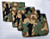 1 Ply 12x12 Inches Set of 4 Printed Flannel Paperless Towels Camouflage 1 Ply 12x12 Inches Set of 4 Printed Flannel Paperless Towels Camouflage