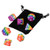 Dice Sets for Dungeons and Dragon Rainbow Dice, Polyhedral DND s Role Playing Game Including Soft Dice Pouch