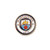 Manchester City FC Official Football/Soccer Crest Pin Badge/Button (One Size) (White/Silver)