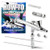 PointZero Dual-Action 2cc Gravity-feed Airbrush 3 Tip Set (0.2mm 0.3mm 0.5mm)