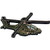Helicopter AH-64 Apache - Premium Quality, Expertly Designed, PIN - 1.25"
