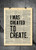 Created To Create Quote Dictionary Art Print - Vintage Dictionary Print 8x10 inch Home Vintage Art Wall Art for Home Decor Wall Decorations For Living Room Bedroom Office Ready-to-Frame