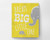 Dream Big Little One Elephant Nursery Wall Art Print Poster, Baby Animal Nursery Decor, 8x10 Art Print Unframed