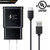 Adaptive Fast Charging Wall Charger and USB Type C Data Cable Kit Set Compatible with Samsung Galaxy S10 / S10+ / S10e / S9 / S9+ / S8 / S8+ / Note 8 / Note 9 & Other Type C Phone and Tablet (Black)