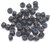 binifiMux 50Pcs M3-0.5mm Black Zinc Plated Nylon Lock Nuts Inserted Hex Self Clinching Nuts