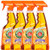 Murphy Oil Soap Clean & Shine, Multi-Use Wood Cleaner Spray with Natural Orange Oil - 88 Fl Oz - 4 Pack x 22 Fl Oz / 650 mL Each