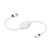 ReTrak Premier Series ETLTUSBWT [Apple MFi Certified] Retractable Lightning to USB Charge and Sync Cable for iPhone, iPod, and iPad, (White)