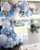 Balloon Garland Kit Blue White Gold Chrome Balloon Arch Wedding Bridal Shower Birthday Party Baby Shower Decoration