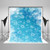 5ft(W) x7ft(H) Winter Snowflakes Backdrop Blue Background Seamless Fantastic Photo Studio Props for Baby Kids Children Backdrop Props Photography