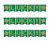 Beistle 30035, 3 Piece Lucky Streamers, 6" x 6' (Green/Gold)