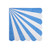 Meri Meri Blue Fan Stripe Napkins Small
