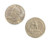 London Magic Works Genuine US Double Sided Quarters with Instructions for Switching The Coins - Heads and Tails