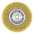 EAB Tool 2160447 6' Brass Coarse Wire Wheel Wire Brush - Recyclable,