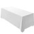 Surmente Tablecloth 90 x 132-Inch Rectangular Polyester Table Cloth for Weddings, Banquets, or Restaurants (White) 