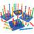 Constructive Playthings CPX-438 Giant Pegboard Set with 4 Pegboards and 100 Hold Tight Pegs