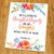 Proverbs 31:25 She is clothed in strength and dignity Print (Unframed), Religious Quote, Scripture Print, Bible Verse Print, Christian Wall Art, Nursery Print, 8x10", TC-047