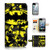 ( For iPhone 5 5S / iPhone SE ) Flip Wallet Case Cover and Screen Protector Bundle A6240 Batman